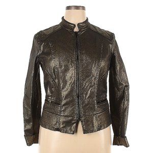 Metallic Moto Jacket